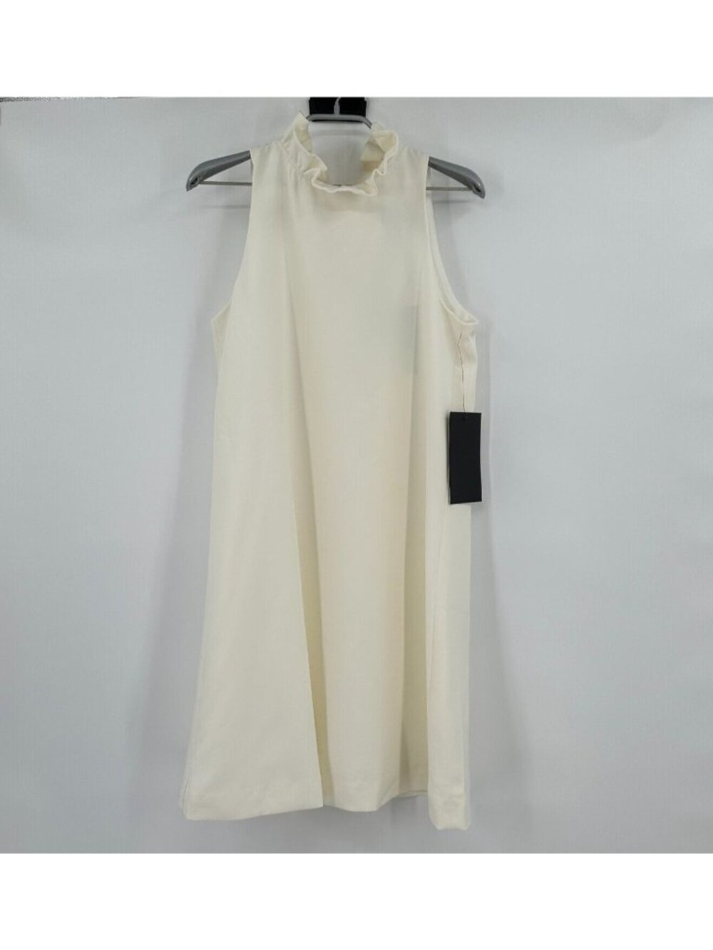 Tuckernuck Ivory Blythe Dress sz XXL Sleeveless Ruffle Collar Bow Cocktail Party